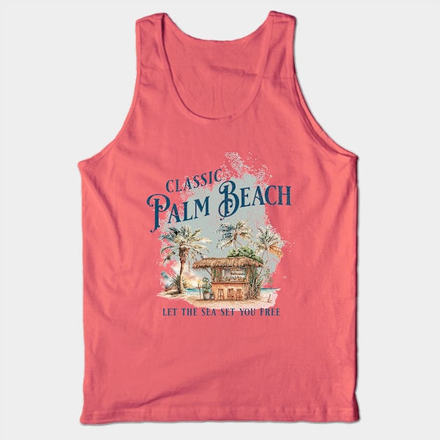 Palm Beach Classic Tank Top by CashArtDesigns